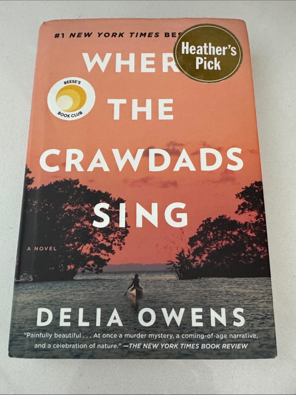 Where the Crawdads Sing by Delia Owens - hardcover book